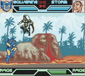 une photo d'Ã©cran de X-Men - Mutant Academy sur Nintendo Game Boy Color